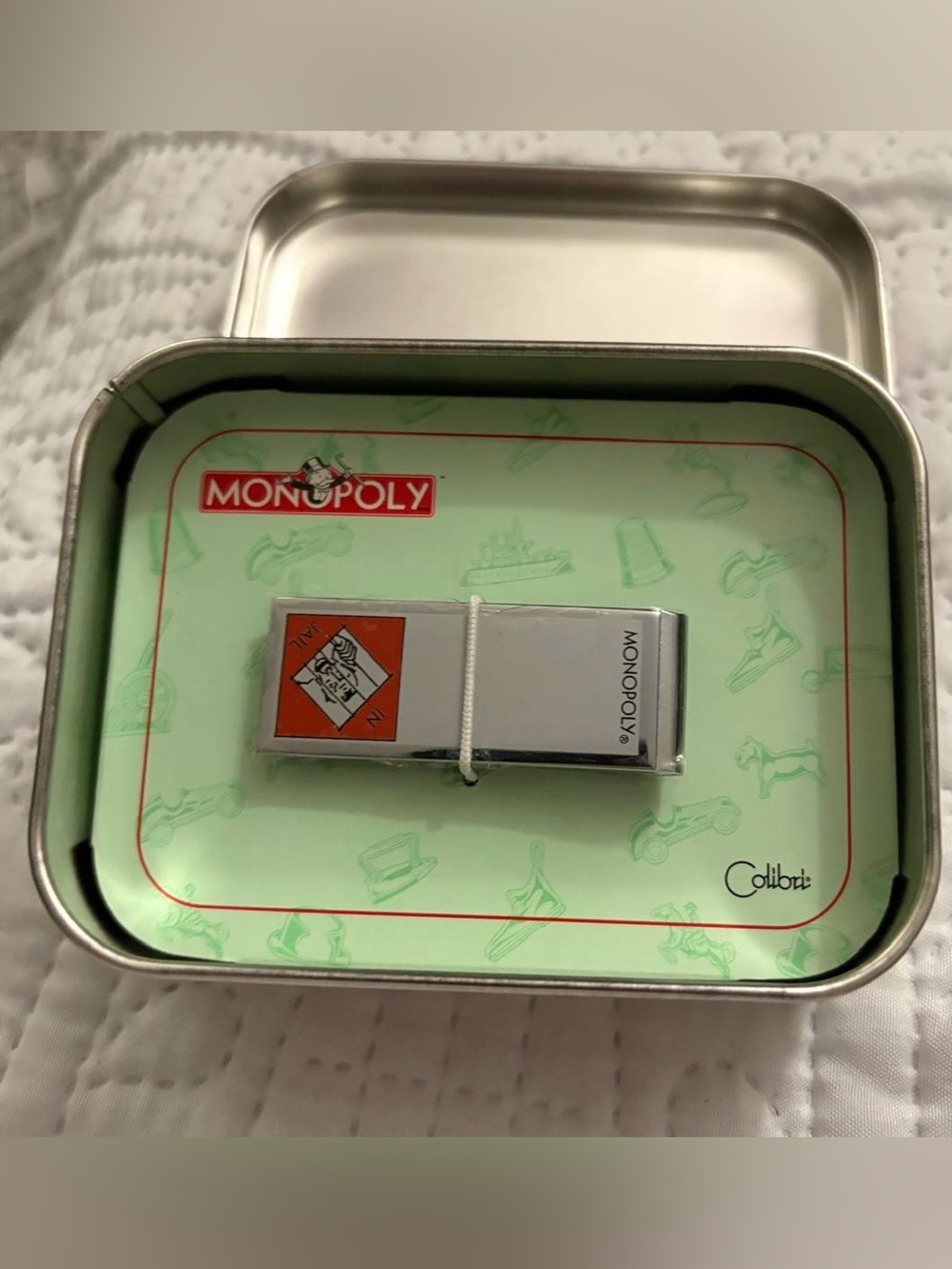 Colibri Monopoly Money Clip “In Jail” Rare Collectible New